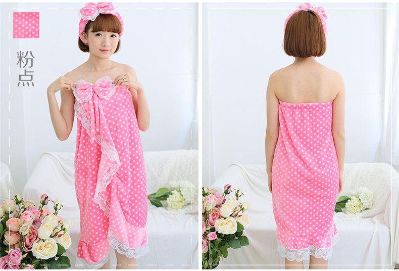 Peignoir jeunesse serviettes de soutien-gorge - Ref 602208 Image 14