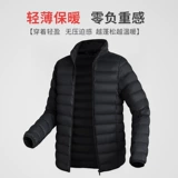 Бархатная короткая демисезонная удерживающая тепло куртка, легкий и тонкий пуховик, утиный пух