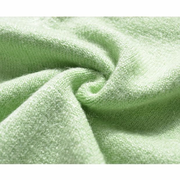 Phiên bản hàn quốc mùa xuân áo len cardigan mới dài tay cổ tròn dày tự trồng áo len màu rắn hoang dã áo khoác ngắn nữ áo khoác len cardigan nữ