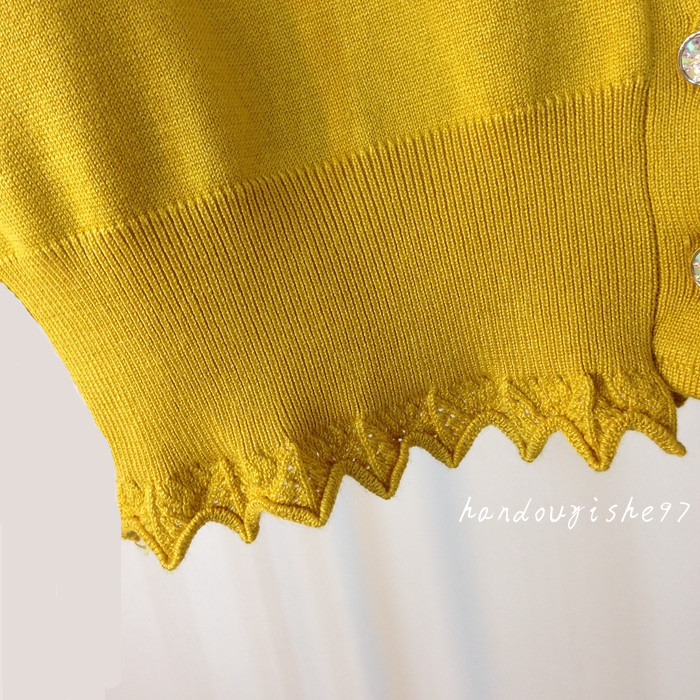 Ren v- cổ áo khoác nữ cardigan hoang dã cao eo áo sơ mi vest vai thường eo nhỏ khăn choàng bên ngoài ngắn áo len cao cổ nữ