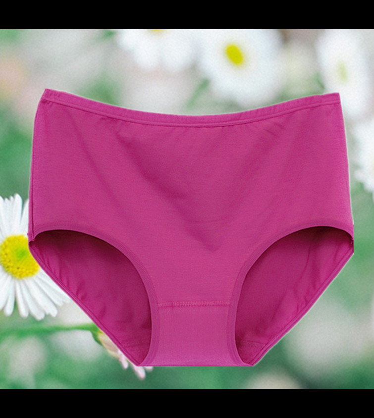 Đồ lót cotton cho phụ nữ trung niên béo cao eo thoáng khí đặc biệt cộng với phân bón XL cotton rắn màu đồ lót phụ nữ quan lot nu cap cao