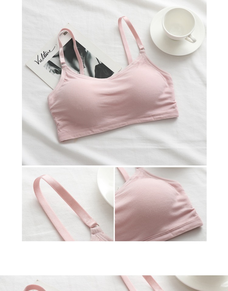 Không có vòng thép đồ lót nữ mỏng phần vest quấn ngực ống đẹp hàng đầu trở lại lưới đỏ nổ mô hình tập hợp áo ngực nữ sinh trung học - Ống bra không dây