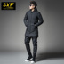 SXF Saint Shivan nam cotton coat dài trùm đầu mùa đông quần áo thêu bông ấm áo khoác bông lạnh quần áo nam triều Bông