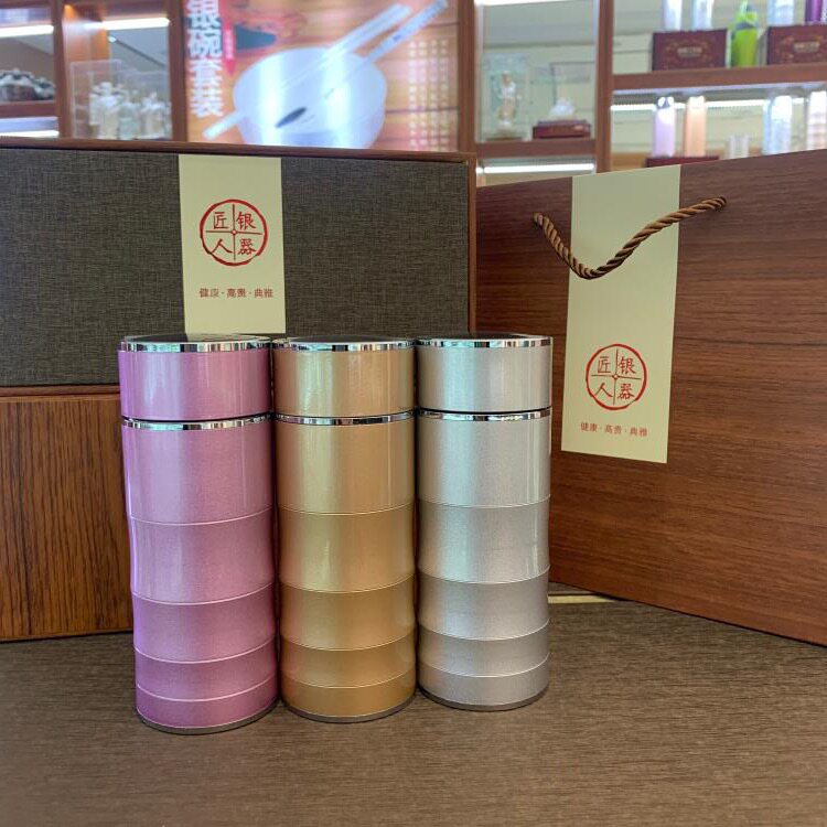 999純銀保健銀杯國庫銀食用銀杯足銀製品保溫水杯正品銀飾-Taobao-Tmall