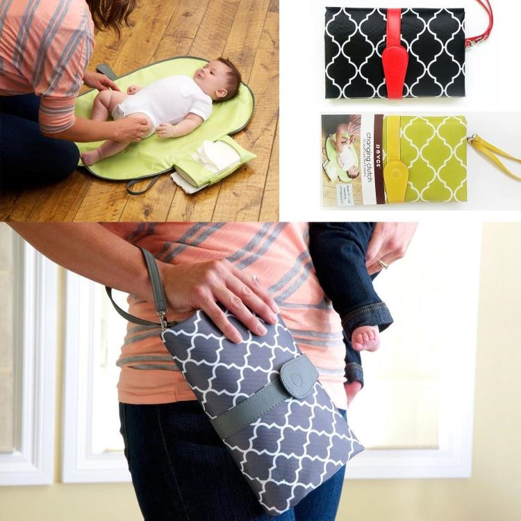 JJOVCE Multifunctional Portable Baby Diaper Pad Storage Foldable Waterproof Baby Diaper Pad Changing Pad Towel