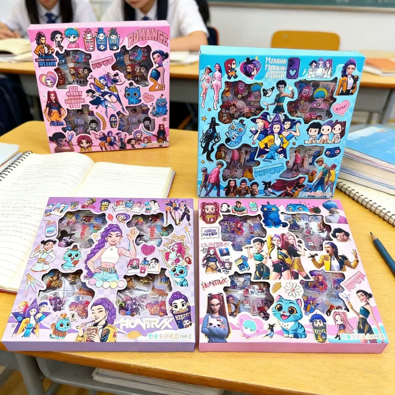 Кросс-бортная K-pop охотник на ведьм группа 100 штук прозрачного PET высокого качества водостойкие справочные материалы декоративные наклейки внешняя торговля