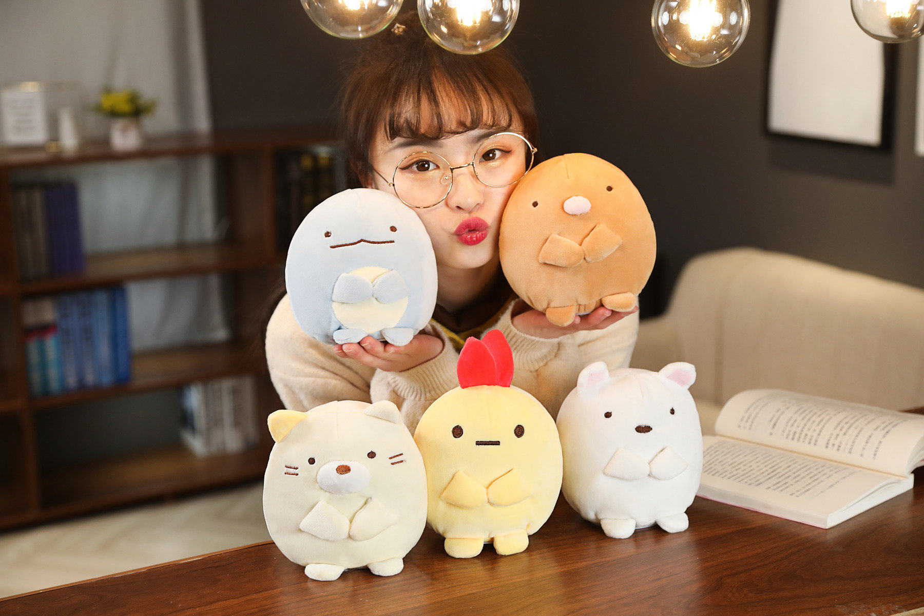 Cartoon Sumikkogurashi in the corner of the creature doll plush toy rag doll grab machine doll