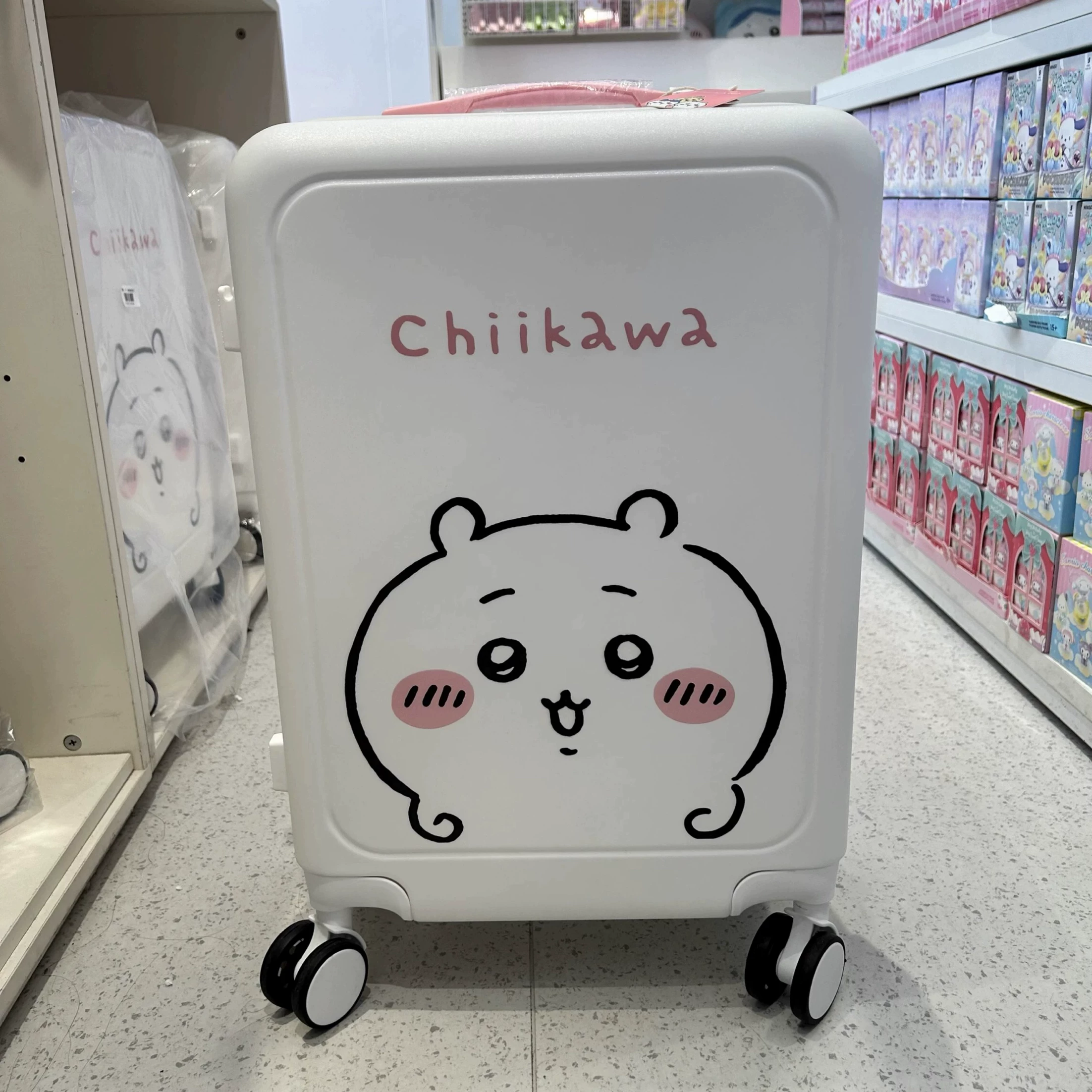 Чемодан-тролли (Miniso) серия Chiikawa, компактный дорожный бокс 20×11×20 см, 0,32 кг