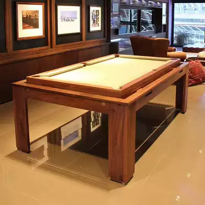 Billiard table Standard adult household villa solid wood carving fancy nine-ball 16-color American black 8-color billiard table