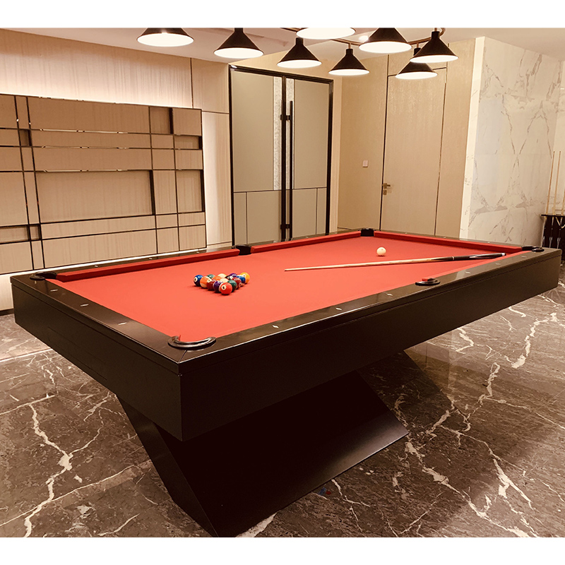 Original solid wood engraving table Billiard Table Standard American Black Eight Adults Fancy Nine-ball Home indoor European-style table tennis table