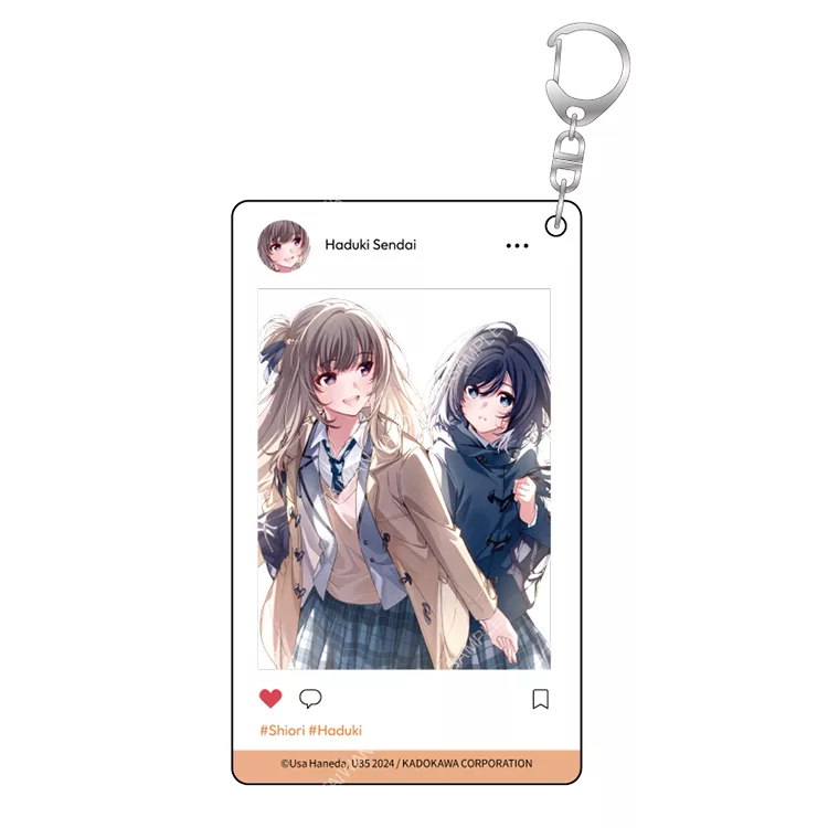 In Stock/Taiwan/Kadokawa/I Bought Her Weekly Secret Meeting~ Sns-Style Acrylic Keychain a In Stock/Taiwan/Kadokawa/I Bought Her Weekly Secret Meeting~ Sns-Style Acrylic Keychain a