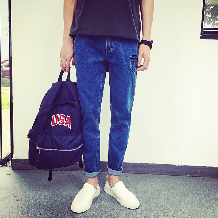 Jeans pour adolescent pieds Slim pour automne - Ref 1461518 Image 12