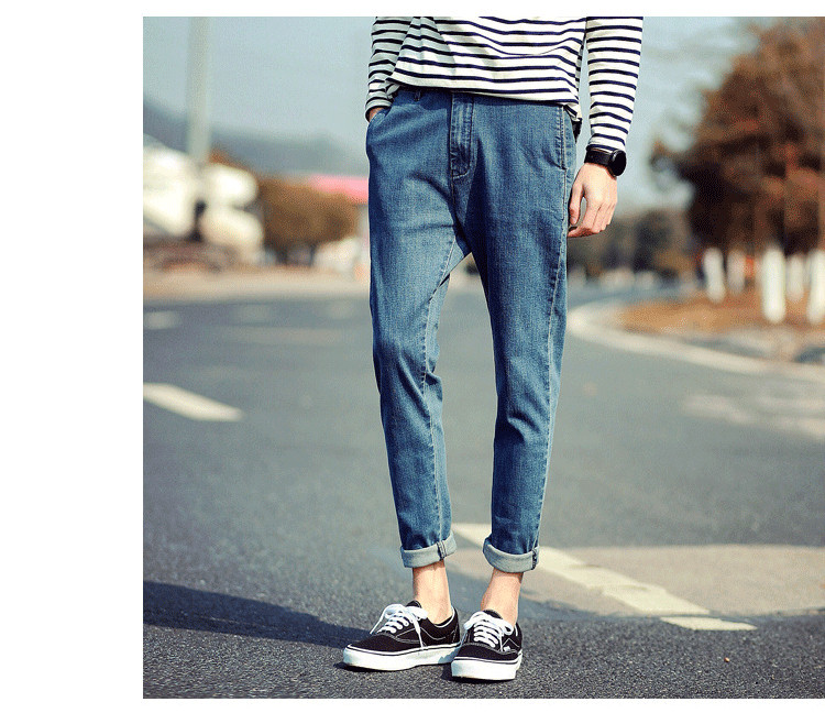 Jeans pour adolescent droite en vrac pour printemps - Ref 1468742 Image 12