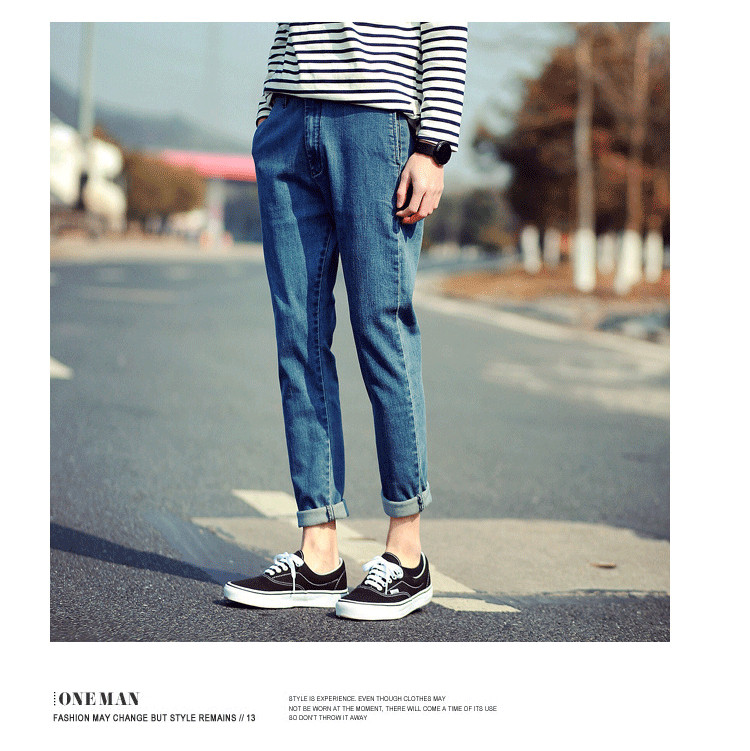 Jeans pour adolescent droite en vrac pour printemps - Ref 1468742 Image 11