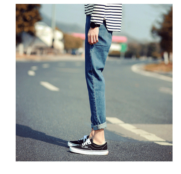 Jeans pour adolescent droite en vrac pour printemps - Ref 1468742 Image 9