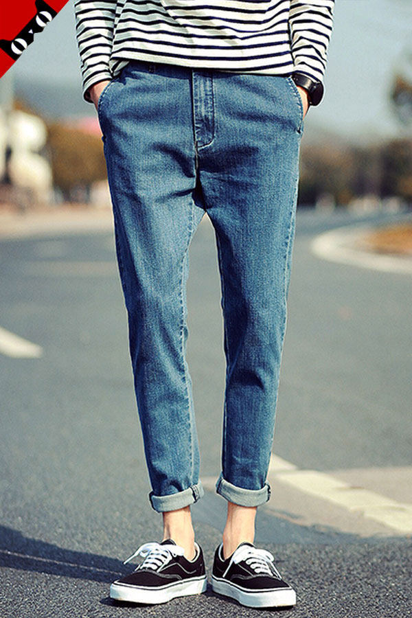 Jeans pour adolescent droite en vrac pour printemps - Ref 1468742 Image 6