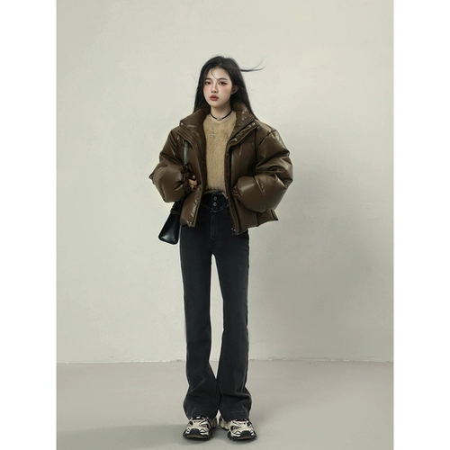 Короткий сексуальный пуховик, куртка