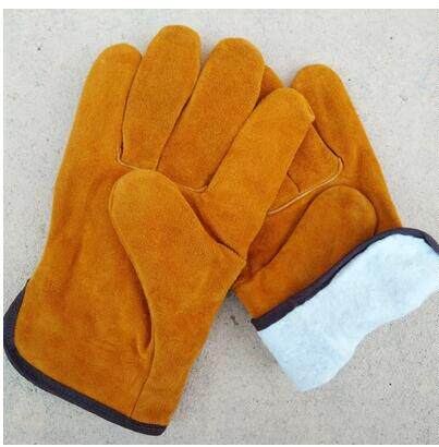 Jiaoxin leather welding gloves with high temperature resistance and long short Soft wear-resistant welding insulation gloves