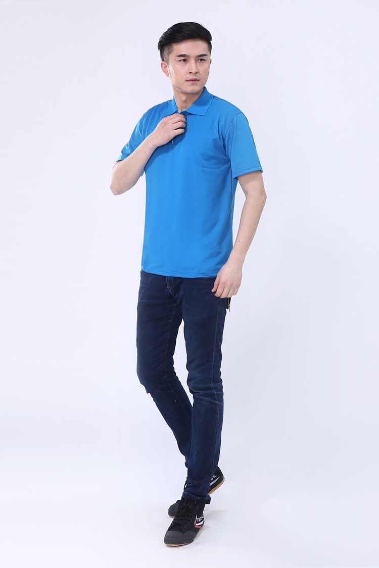 Ngắn tay ve áo nhanh chóng làm khô T-Shirt POLO áo sơ mi quảng cáo áo sơ mi in nam giới và phụ nữ tình nguyện viên DIY lớp dịch vụ yếm t-shirt mùa hè