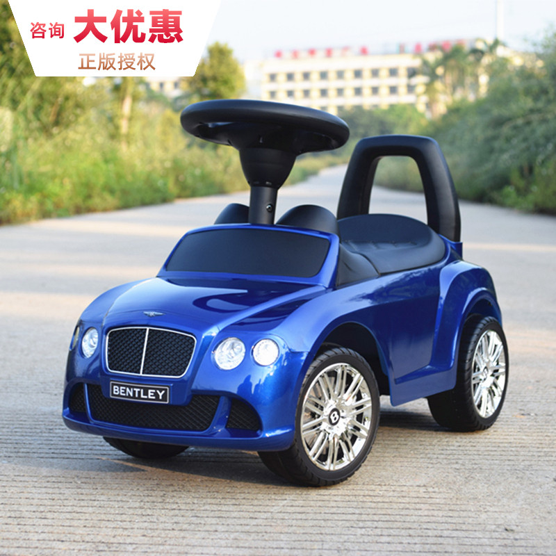 Bentley baby car twist car 1-3-year-old children's four-wheel steering car children scooter toy car with music