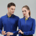 công việc khách sạn quần áo T-shirt mùa hè quần áo thức ăn nhanh bồi bàn hấp workclothes áo dài tay siêu thị cafe nhà hàng đồng phục 