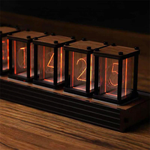 EleksTube R creative RGB quasi glow tube clock desktop electronic watch cyberpunk style retro ornaments