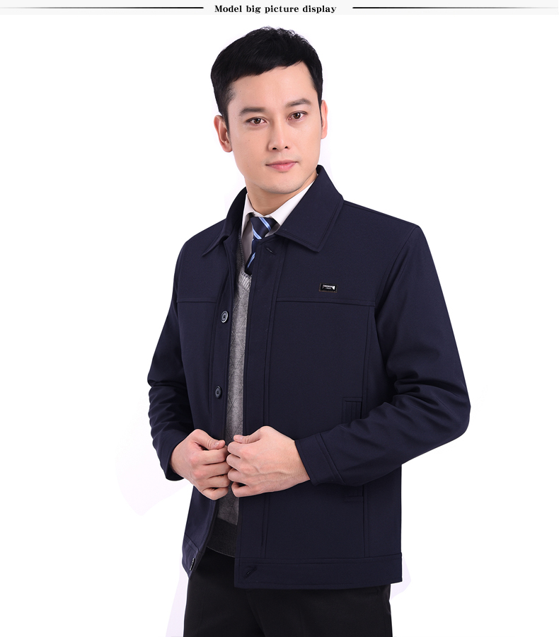 Áo khoác ngoài cho nam trung niên áo khoác dáng dài