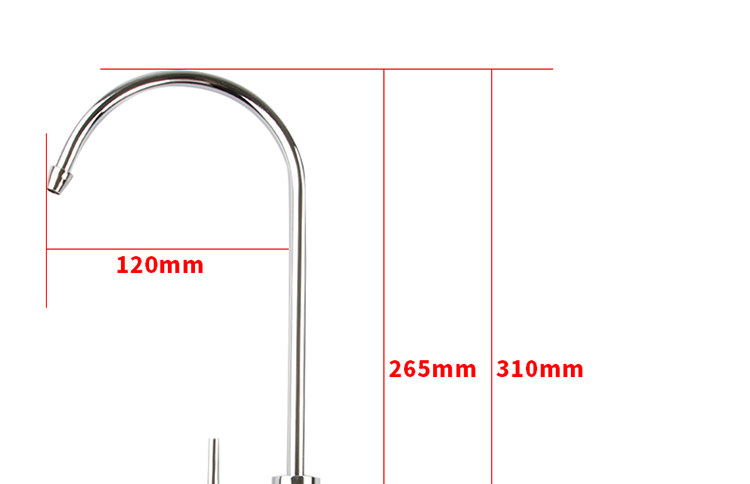 Фильтр для воды 净水器2分开关304不锈钢龙头家用厨房洗菜盆水槽龙头双阀放水开关