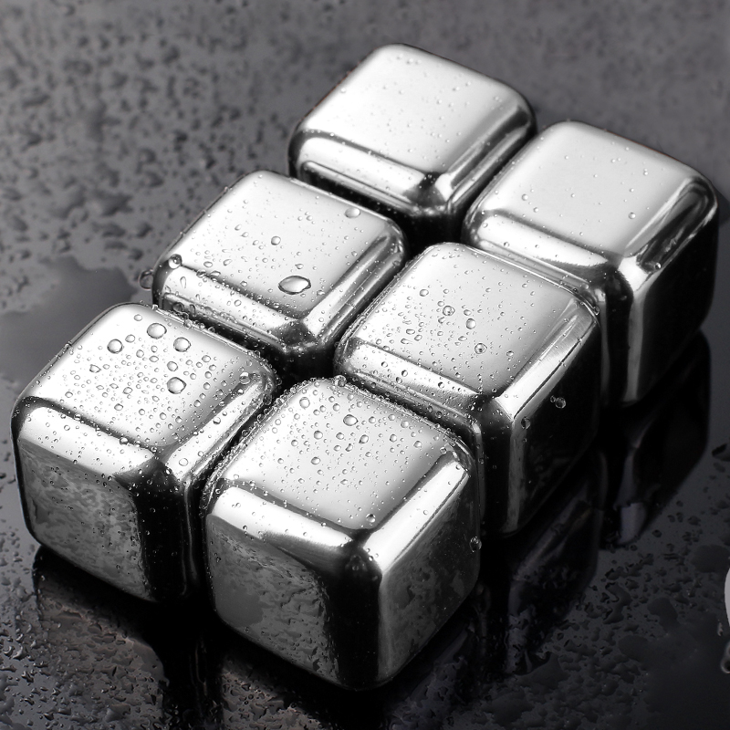 Stainless steel ice cube 304 metal iron ice cube Household frozen ball ice cube Drink ice tartar dormitory ice artifact
