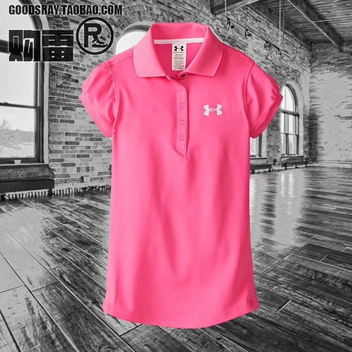 Under Armour Một chiếc áo polo thể thao tay ngắn Dema UA phiên bản trẻ trung 1248373-675 Mỹ mua lại