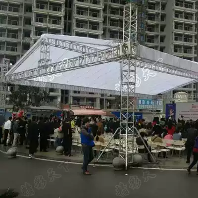 Waterproof oxford cloth Truss top space tent Turss Reya rack light outdoor top side tent Rain fence fence cloth
