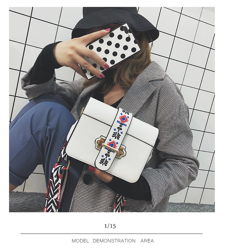 Fairy bag 2021 new Korean versatile messenger bag autumn winter wide shoulder strap new one shoulder chain bag