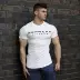 Cơ bắp anh em 2018 mới tập luyện thể thao hè ngắn tay nam chạy bộ quần áo thể thao cotton mỏng giản dị Áo phông thể thao