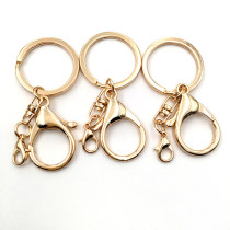 Hair Suede Toy Mall Penant Accessories Golden Key Button Mall Paparazzi metal key chain Cartoon