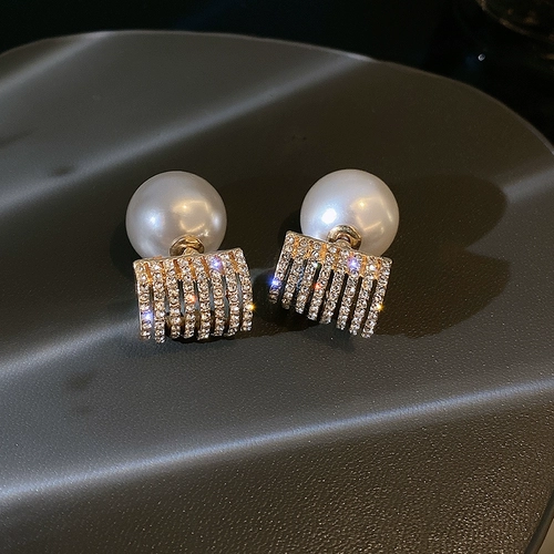 Серьги из жемчуга, демисезонная серебряная игла, универсальное ювелирное украшение, двойное ношение, серебро 925 пробы, коллекция 2023