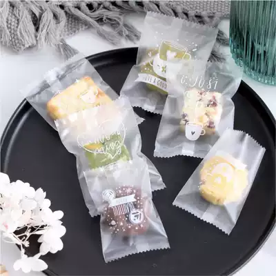 Snowflake crisp packaging bag Margaret cookie cracker wrapping paper cranberry bag cheese beef rolled cake wholesale