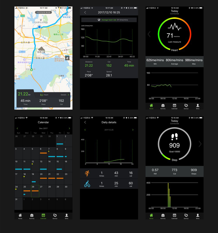 GPS ngoài trời Beidou Định vị Độ cao Áp suất không khí Không thấm nước Di chuyển Theo dõi Bước bơi Mã số Bảng theo dõi nhịp tim - Giao tiếp / Điều hướng / Đồng hồ ngoài trời dong ho tissot
