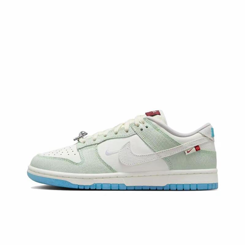 Nike Dunk Low Lx Low-Top Sneakers Women's White Cactus Green Fz5065-111 Nike Dunk Low Lx Low-Top Sneakers Women's White Cactus Green Fz5065-111