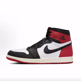 Jordan Air Jordan 1 Comfortable Shock-Absorbing High-Top Retro Basketball Shoes Men's Red