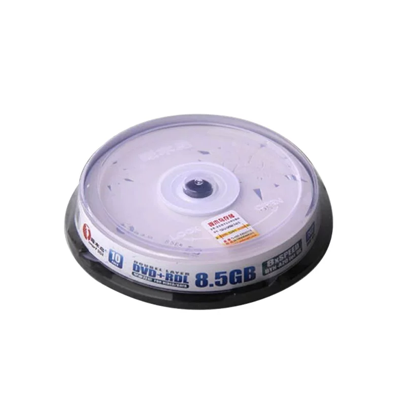 Дятел Диск с большой емкостью для гравирования DVD+R DL D9 8.5G однослойный двойной слой пустой диск 10 штук