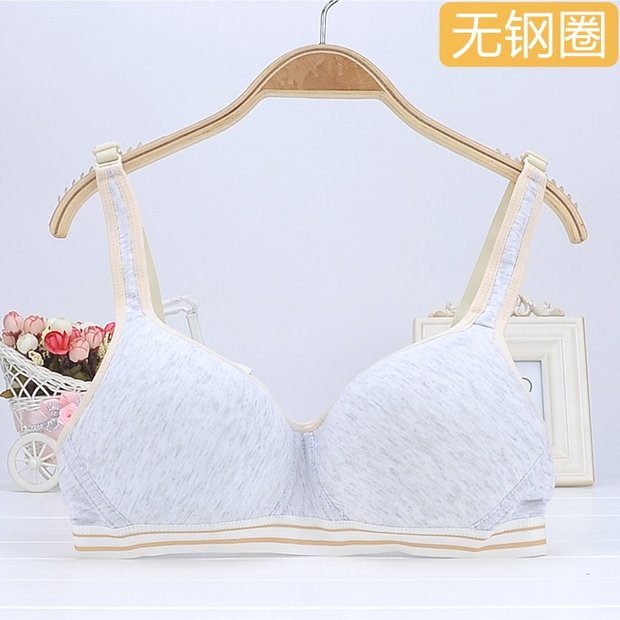 Thời kỳ phát triển áo ngực thiếu niên Đồ lót học sinh không có vành mà không có bọt biển Mùa hè mỏng khuôn mỏng cup áo ngực không xốp quần lót nữ