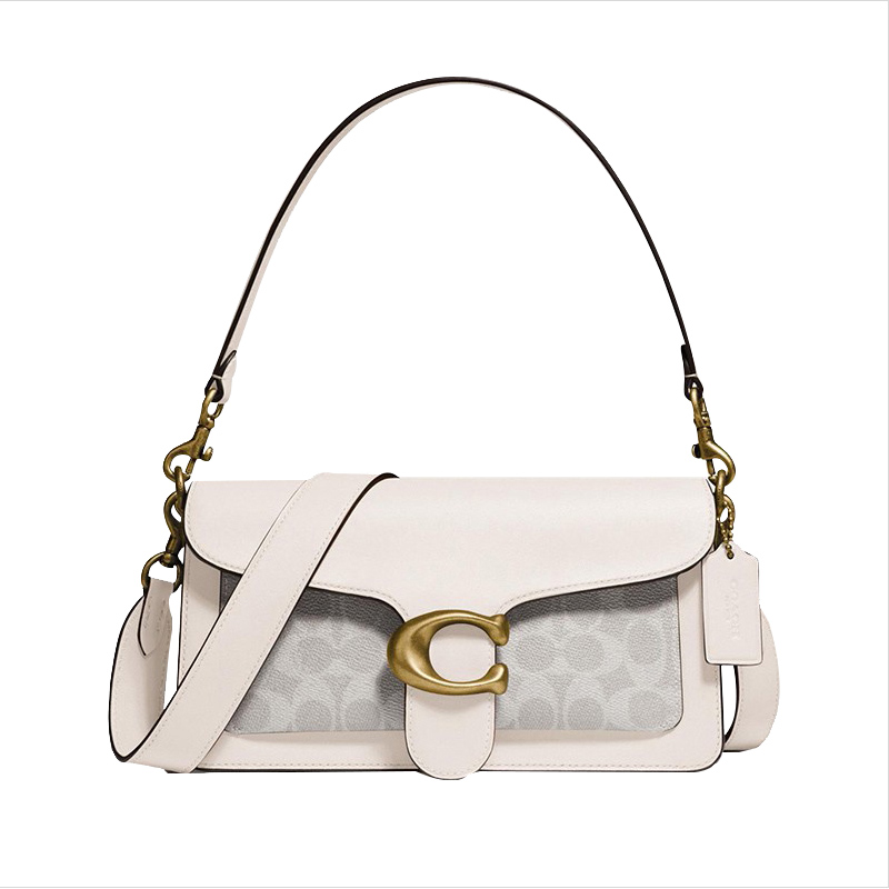 сумка tabby shoulder bag 26 - dark violet. сумка женская coach tabby. сумка coach tabby shoulder bag 26. сумка tabby coach американский. Tabby leather shoulder bag 26 with signature coated canvas.