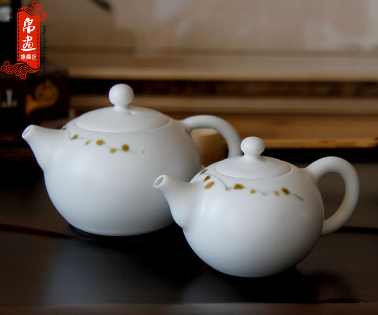 Clearance of jingdezhen ceramic mini huai single pot of tea pot porcelain teapot kung fu tea pot single pot