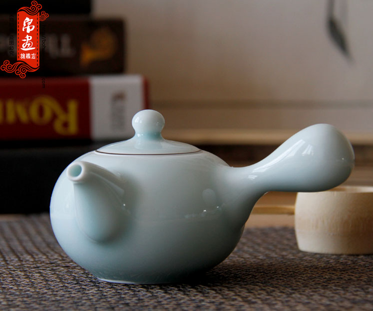 Clearance of jingdezhen ceramic mini huai single pot of tea pot porcelain teapot kung fu tea pot single pot