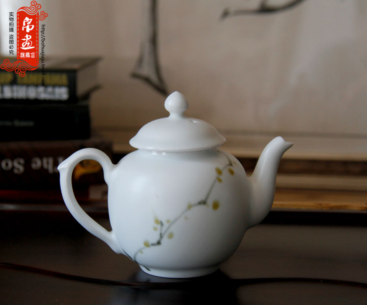 Clearance of jingdezhen ceramic mini huai single pot of tea pot porcelain teapot kung fu tea pot single pot