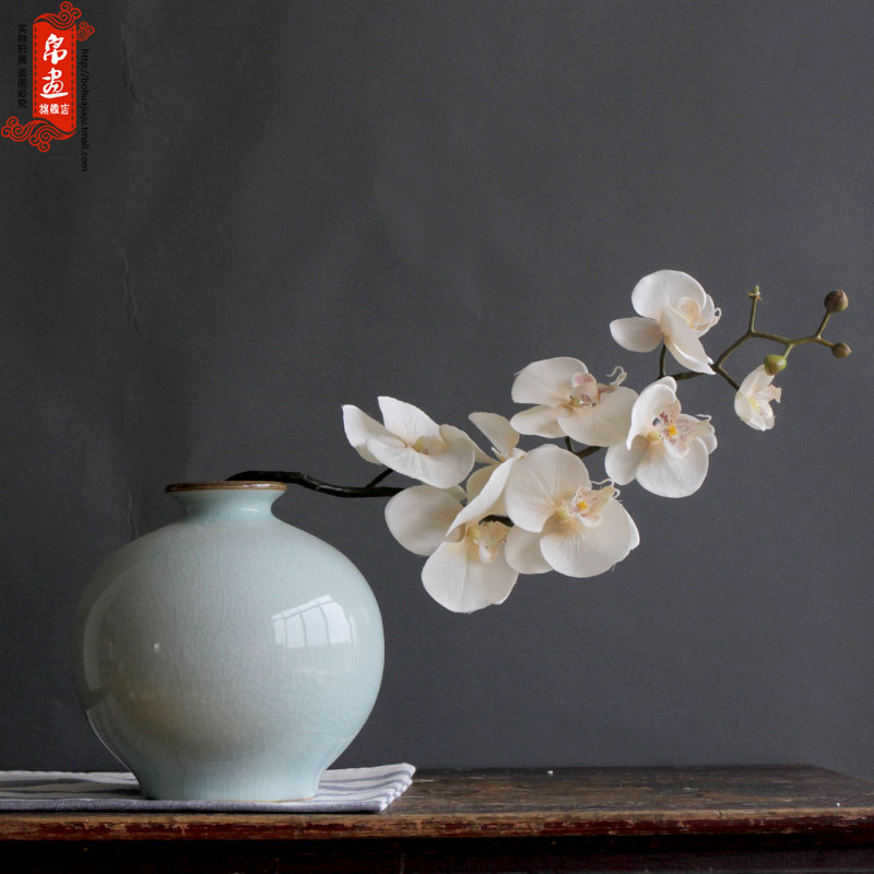 Jingdezhen ceramic vase furnishing articles slice of the sitting room with flowers, water raise flower arranging, I and contracted office desktop small expressions using