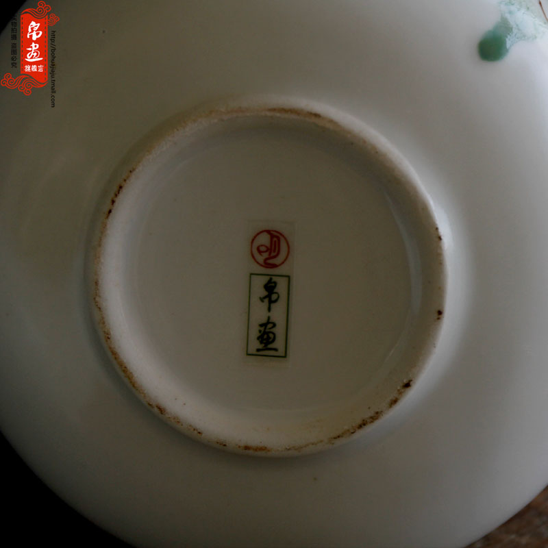 Jingdezhen ceramic decoration decoration material of new Chinese style living room is placed between the household act the role ofing is tasted the metal accessories to decorate