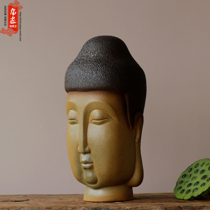 Jingdezhen ceramics craft porcelain household bedroom buddhist temple Buddha furnishing articles furnishing articles of primitive simplicity clay plain porcelain