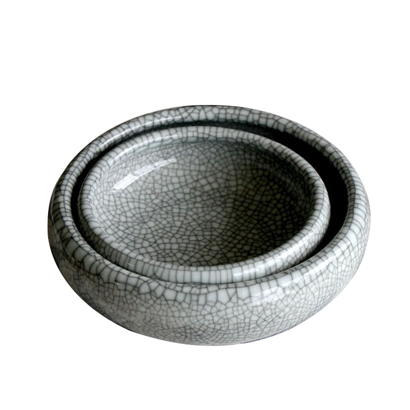Jingdezhen ceramics porch is the key to the receive furnishing articles start of new Chinese style writing brush washer tea table sitting room aquarium ashtray