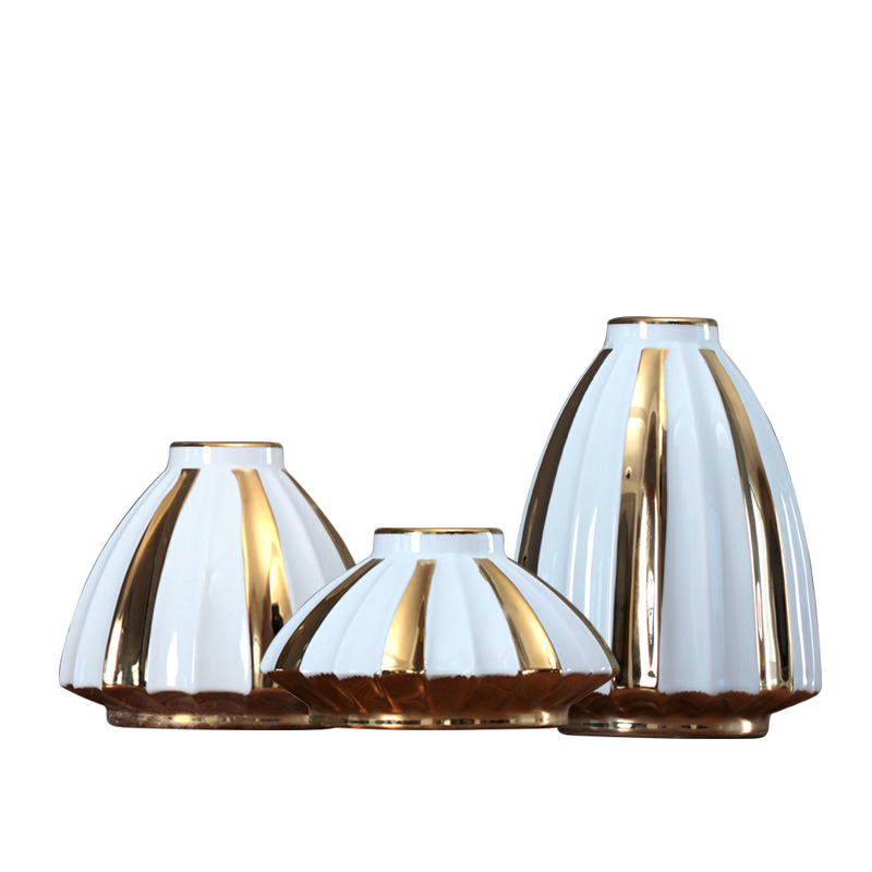 Modern fuels the jingdezhen ceramic flowers in the living room TV cabinet wine porch desktop flower arranging household furnish furnishing articles